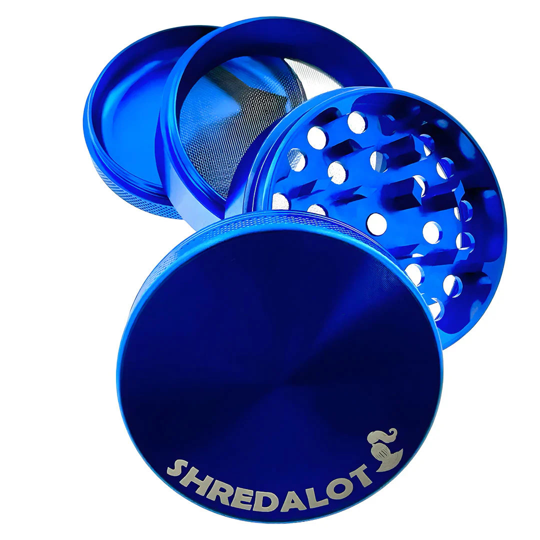 AFM Sir Shredalot 4-Piece Metal Herb Grinder – 63mm Aluminum