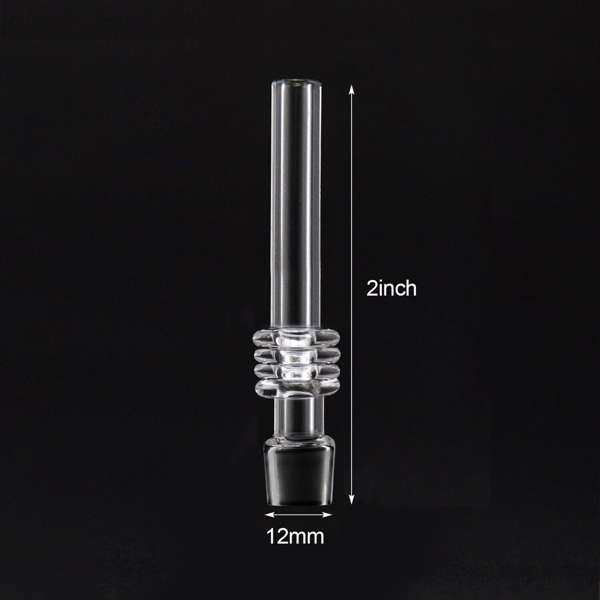 Quartz Tip Nectar Collector 12mm - 2PCS