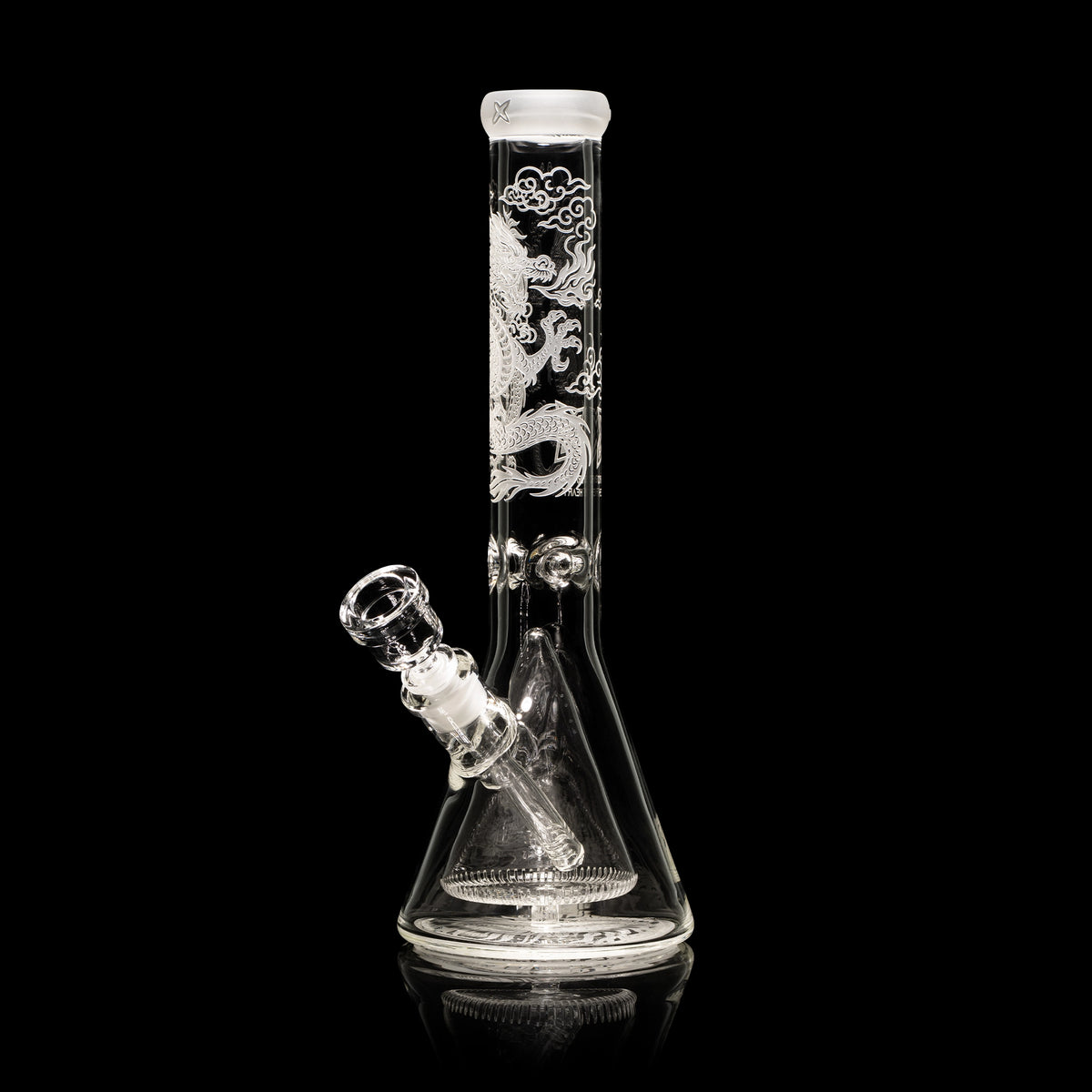 Dragon Heart XL 14 英寸 Collins 濾器燒杯玻璃水煙斗
