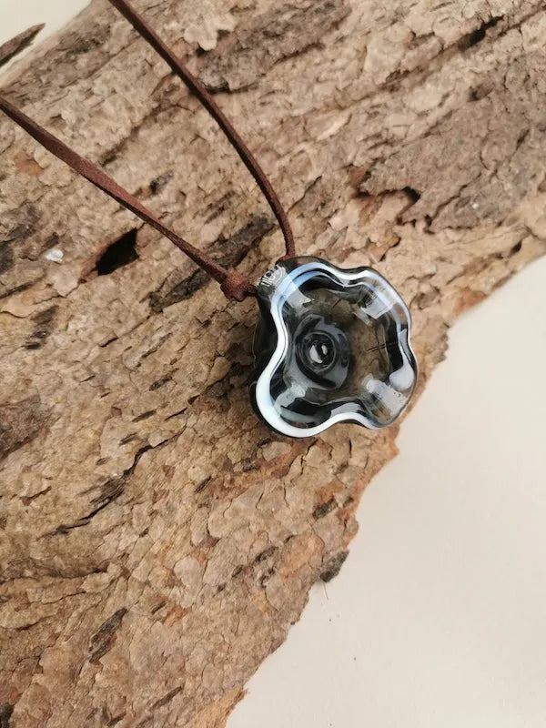 Hand Blown Glass Pendant - Style 12