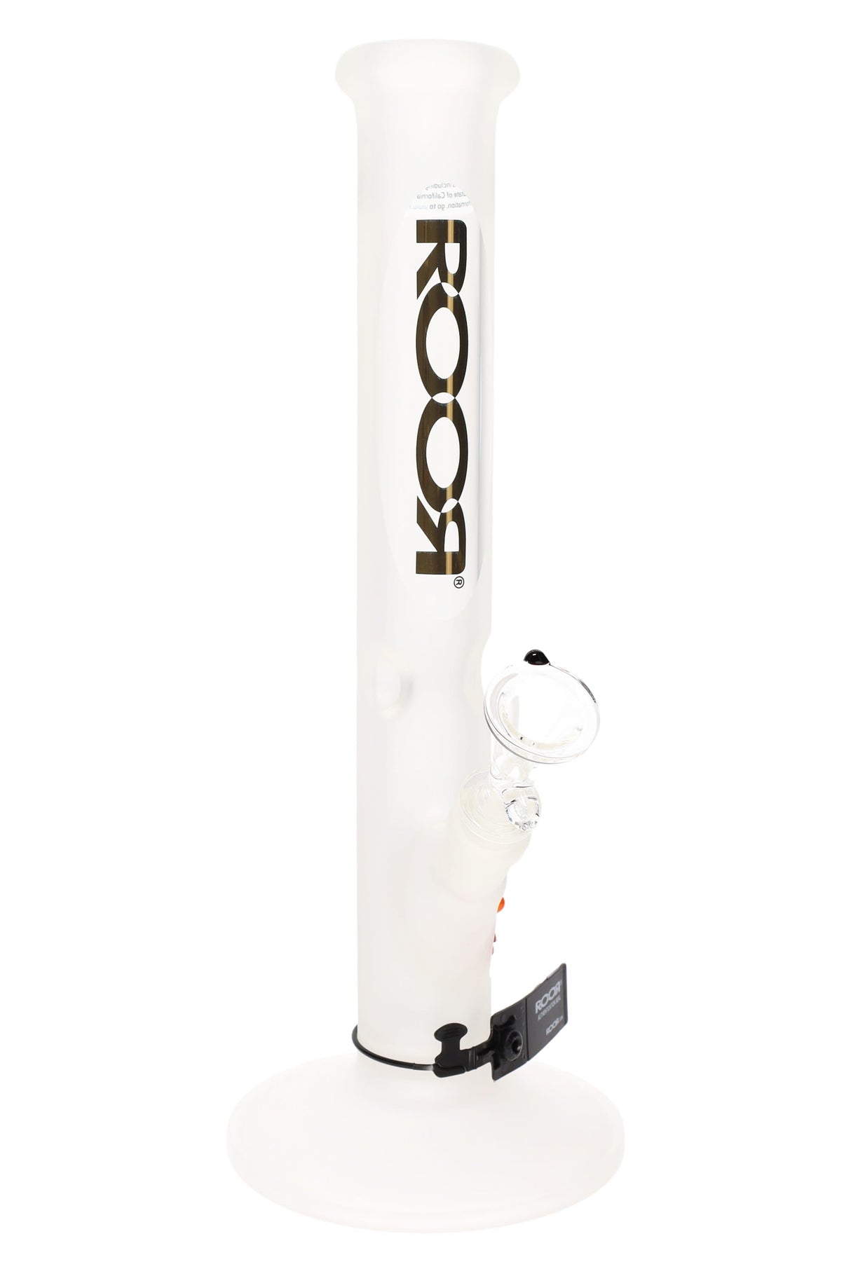 ROOR Frosted Straight Tube Bong – Ice Pinch – 5 mm – 14″ – 45 mm
