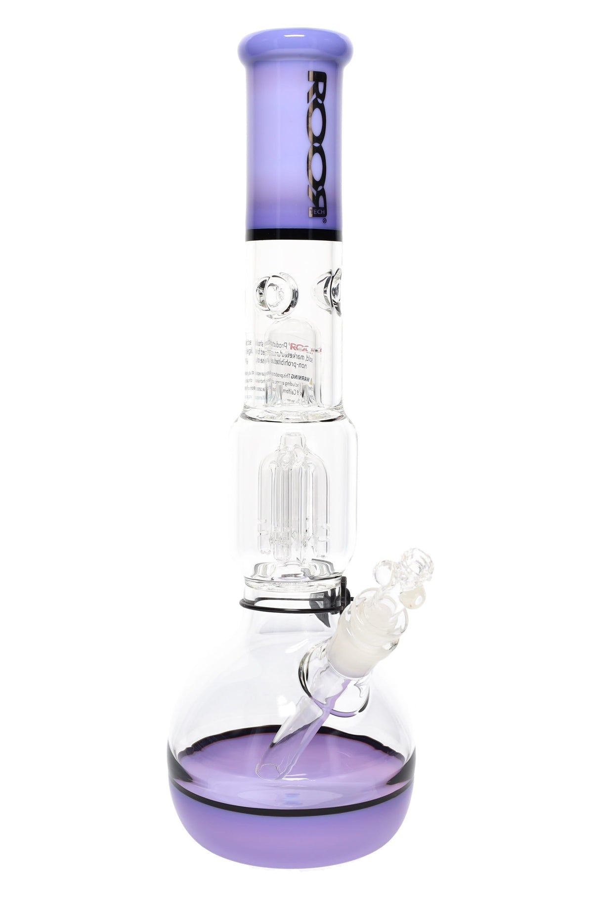 ROOR Tech 14" Multicolor Bubble Base Bong – GOG with Tree Perc