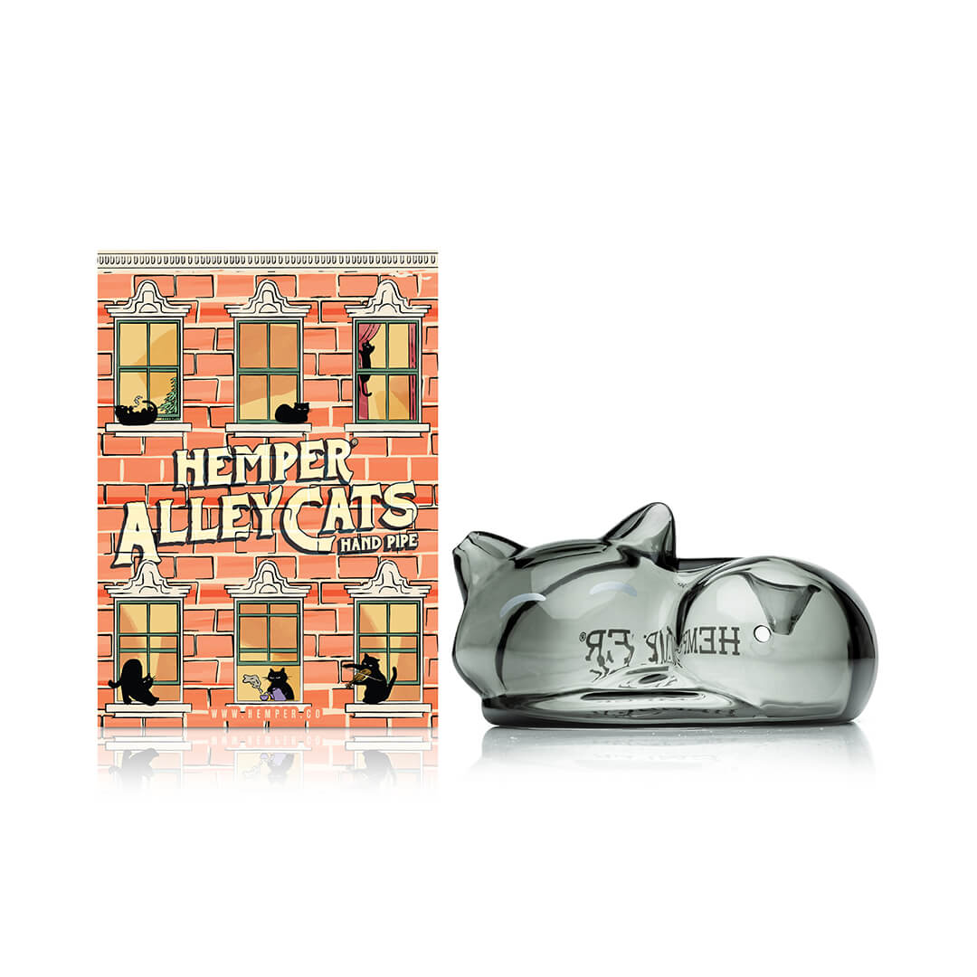 Hemper Alleycats Glass Pipe