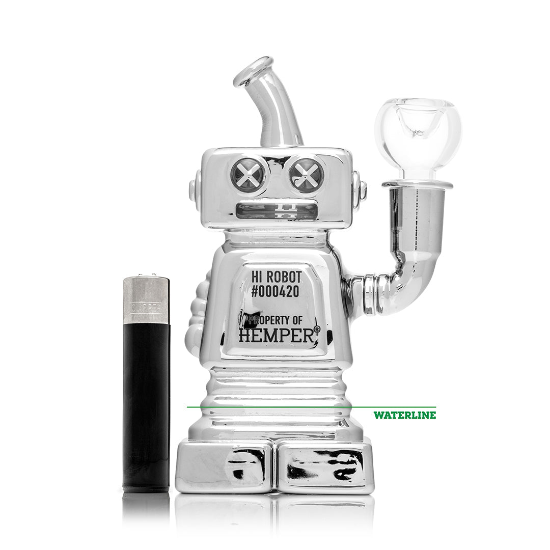 Hemper Hi-Robot Glass Water Pipe