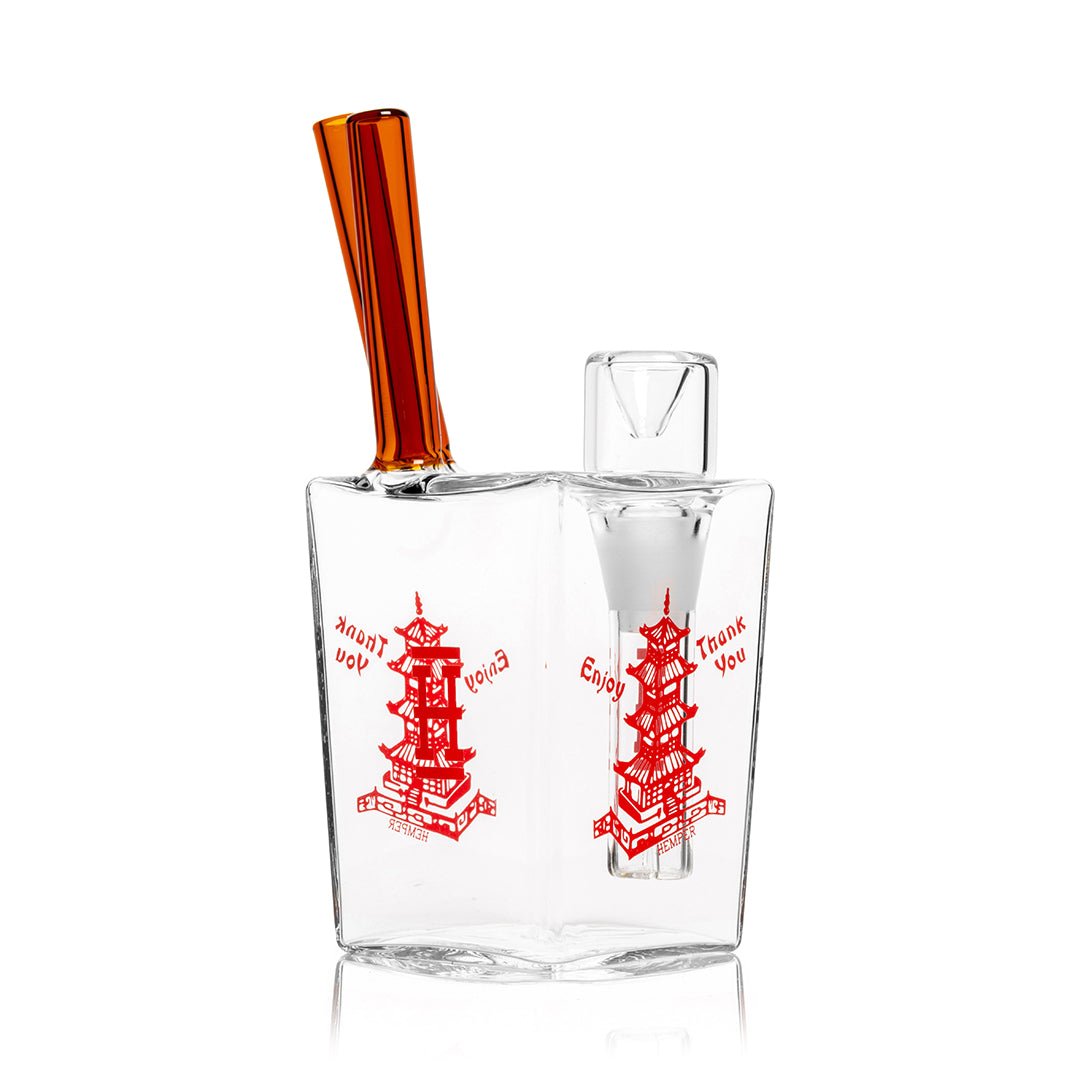 Hemper Chinese Takeout Glass Water Pipe