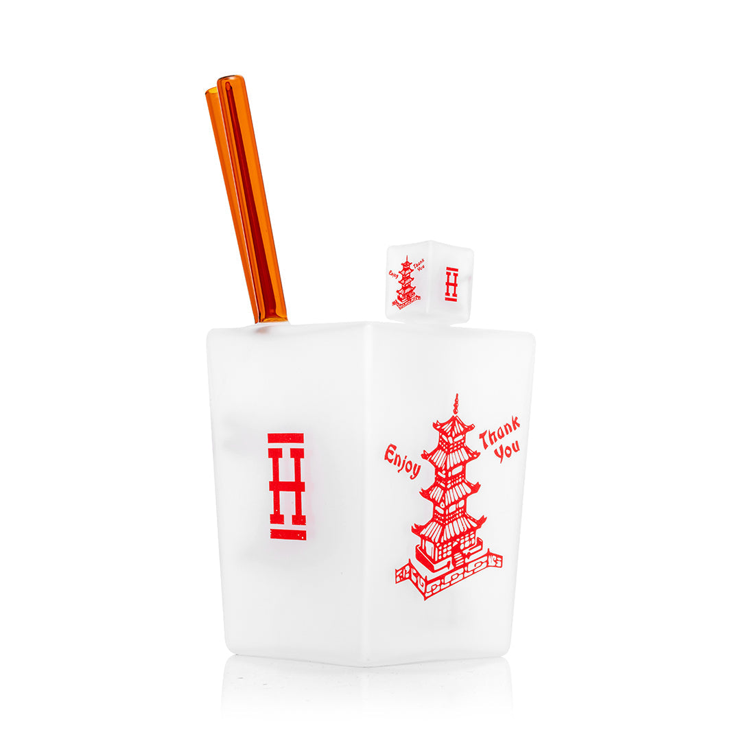 Hemper Chinese Takeout Glass Water Pipe