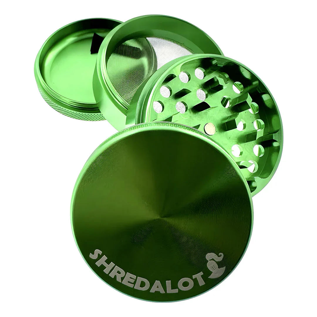 AFM Sir Shredalot 4-Piece Metal Herb Grinder – 63mm Aluminum