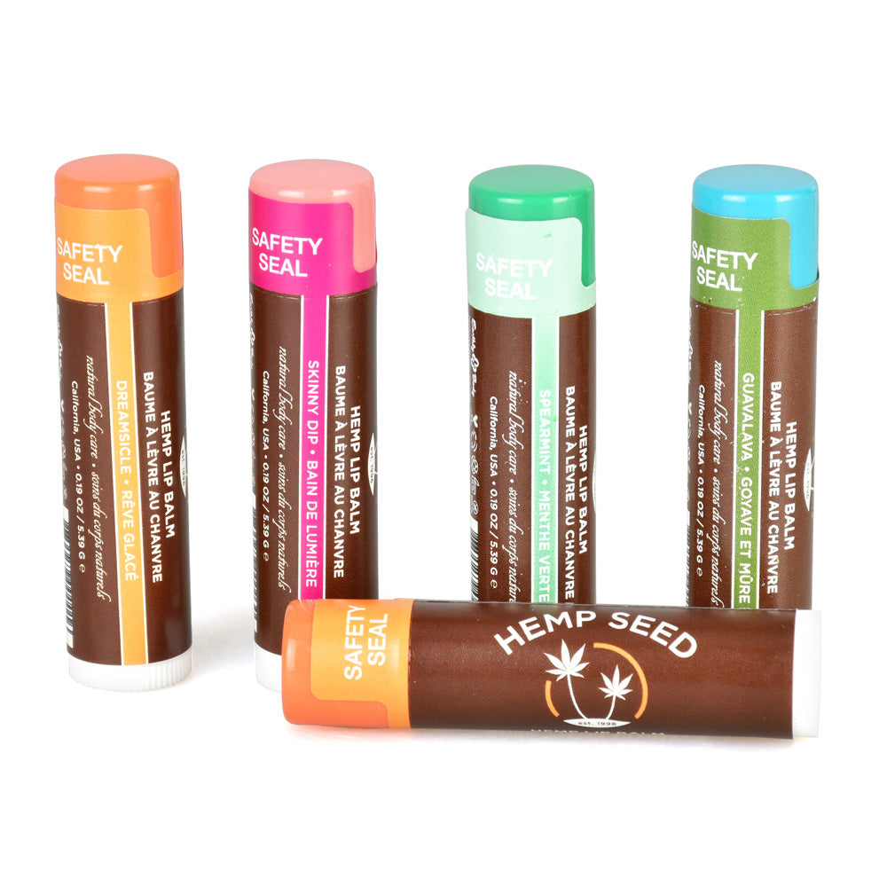 48PC DISPLAY - Earthly Body Hemp Lip Balm - 1oz / Assorted