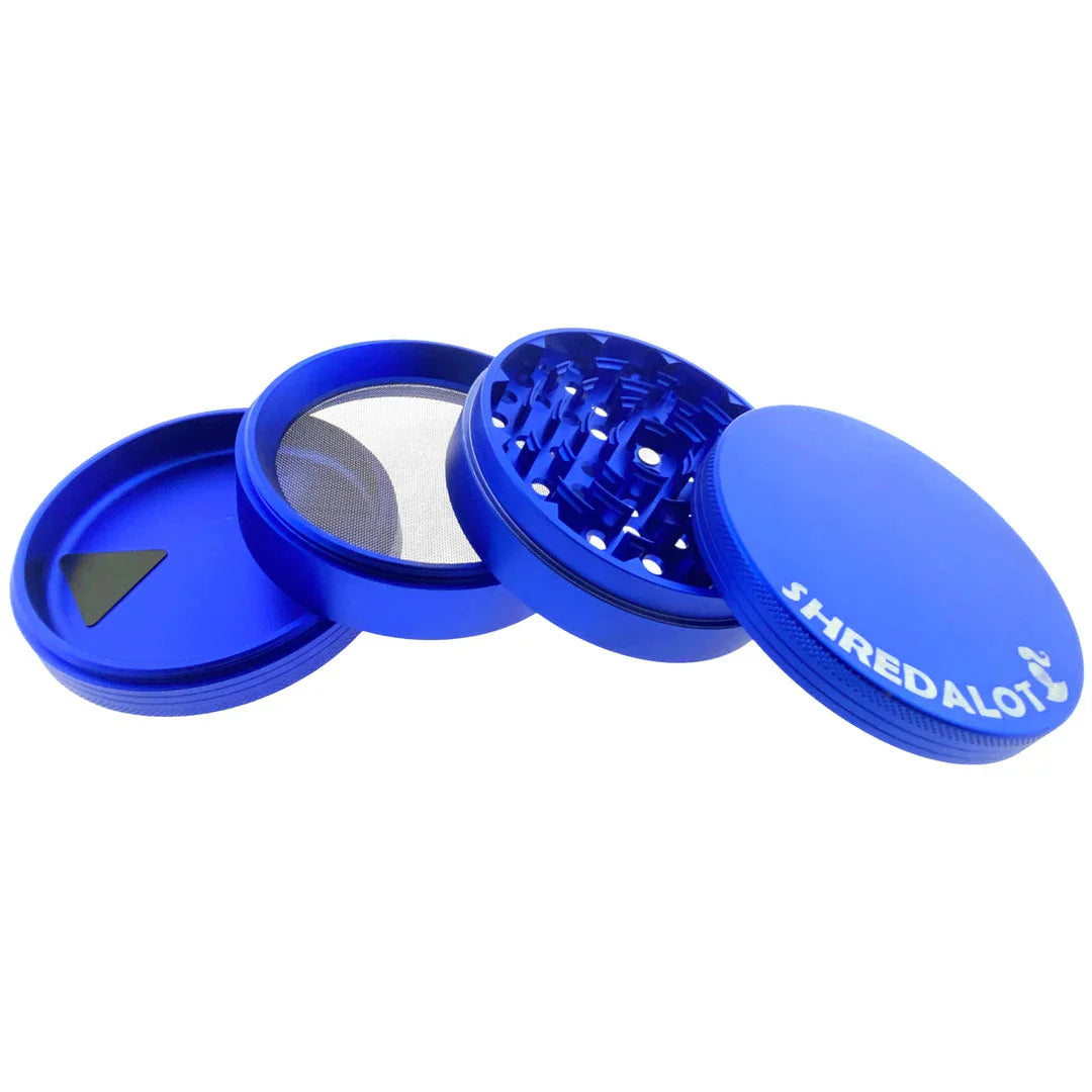 AFM Sir Shredalot 4-Piece Metal Herb Grinder – 100mm Premium Aluminum