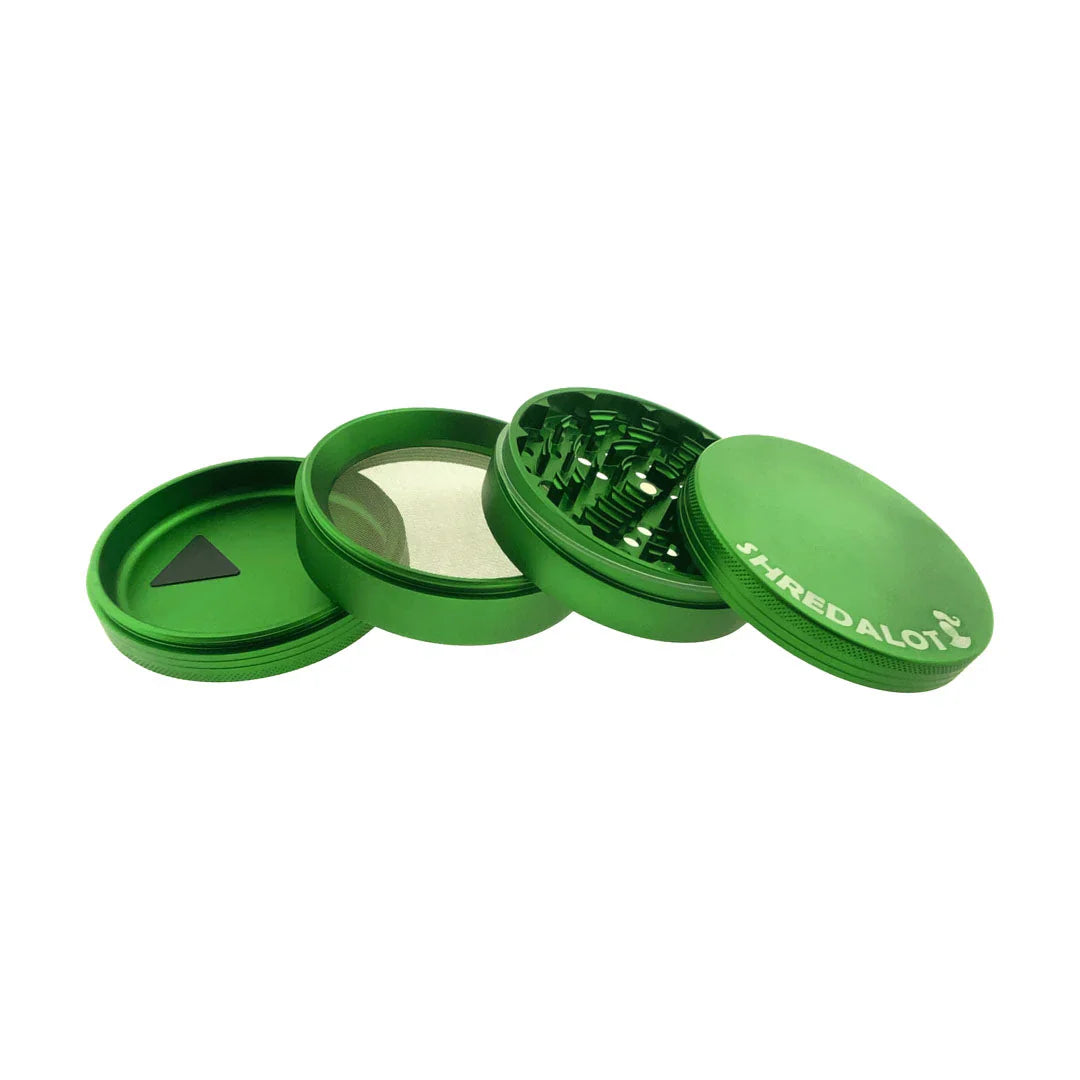 AFM Sir Shredalot 4-Piece Metal Herb Grinder – 100mm Premium Aluminum