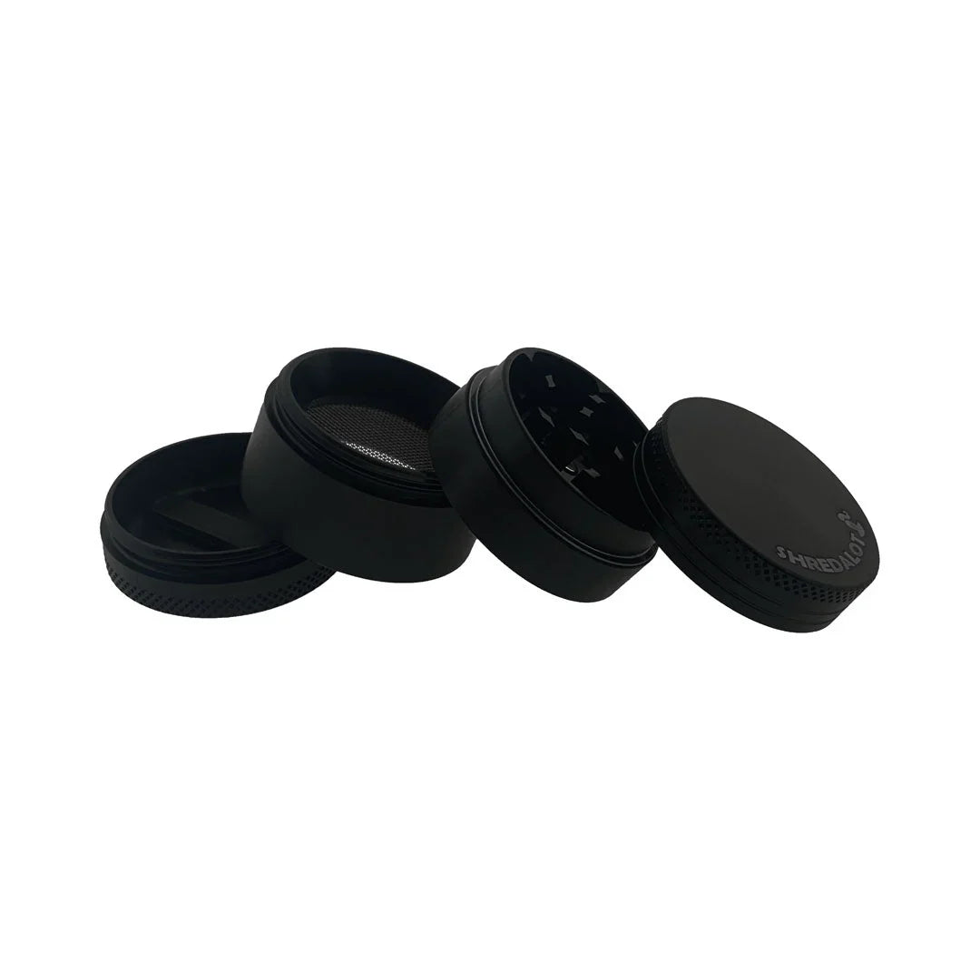 AFM Sir Shredalot 4-Piece Metal Herb Grinder – 40 mm Compact Aluminum Grinder