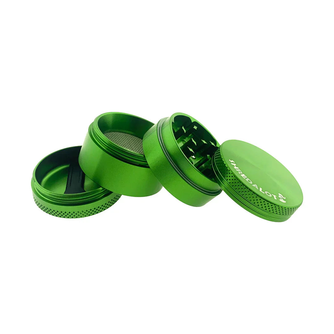 AFM Sir Shredalot 4-Piece Metal Herb Grinder – 40 mm Compact Aluminum Grinder