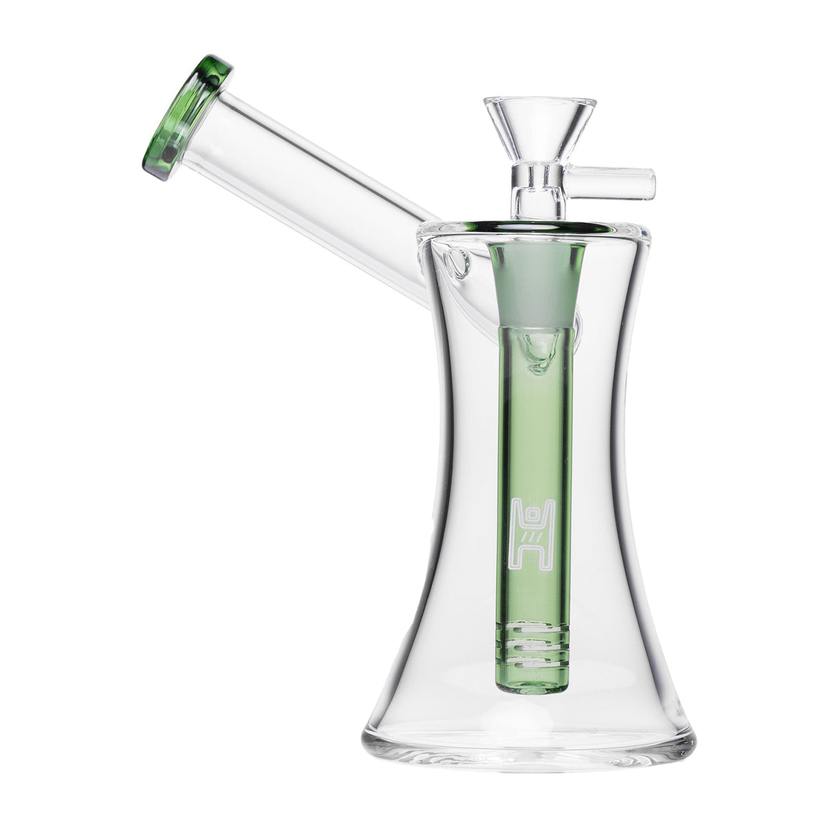 人類級 6 吋沙漏型側斗管式氣泡水煙斗