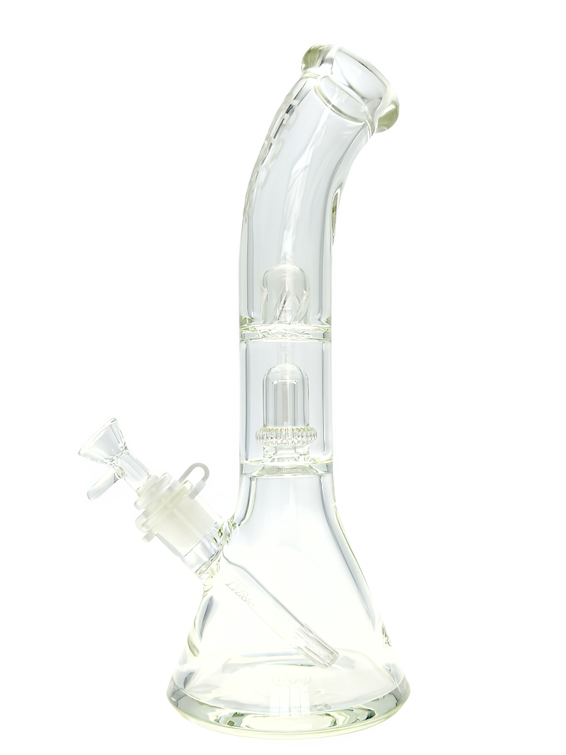 TAG - 14" Bent Neck Super Slit UFO Beaker 50x7MM - 18/14MM Downstem (4.00")