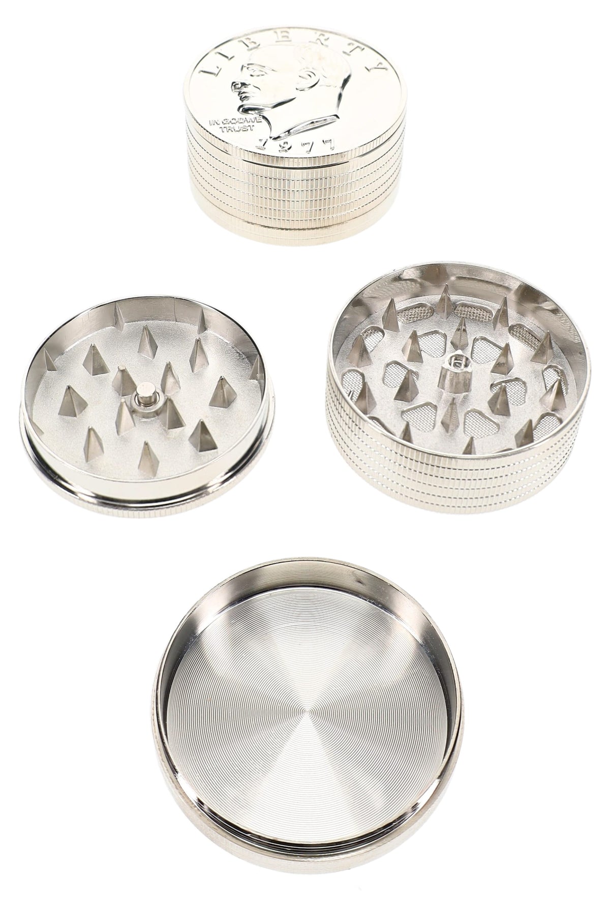 「Pocket UFO」三件式金屬研磨器 – 2吋