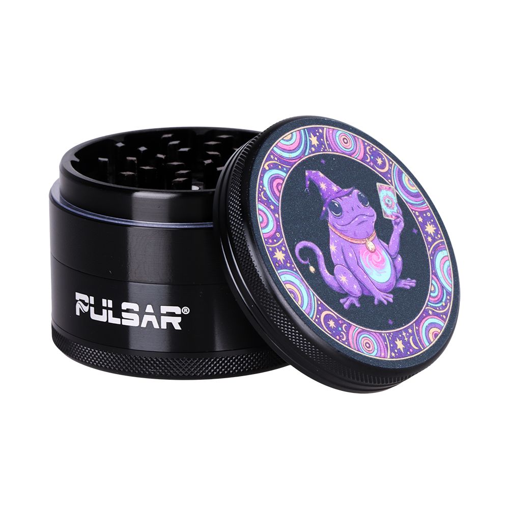 6PC DISPLAY - Pulsar Design Series Grinder - 2.5" / 4pc / Assorted Designs