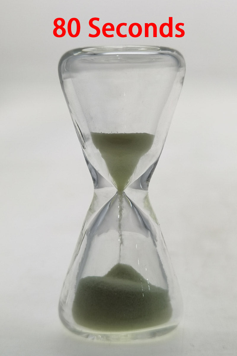 TAG - 2.0" Hour Glass with Glow in the Dark Sand
