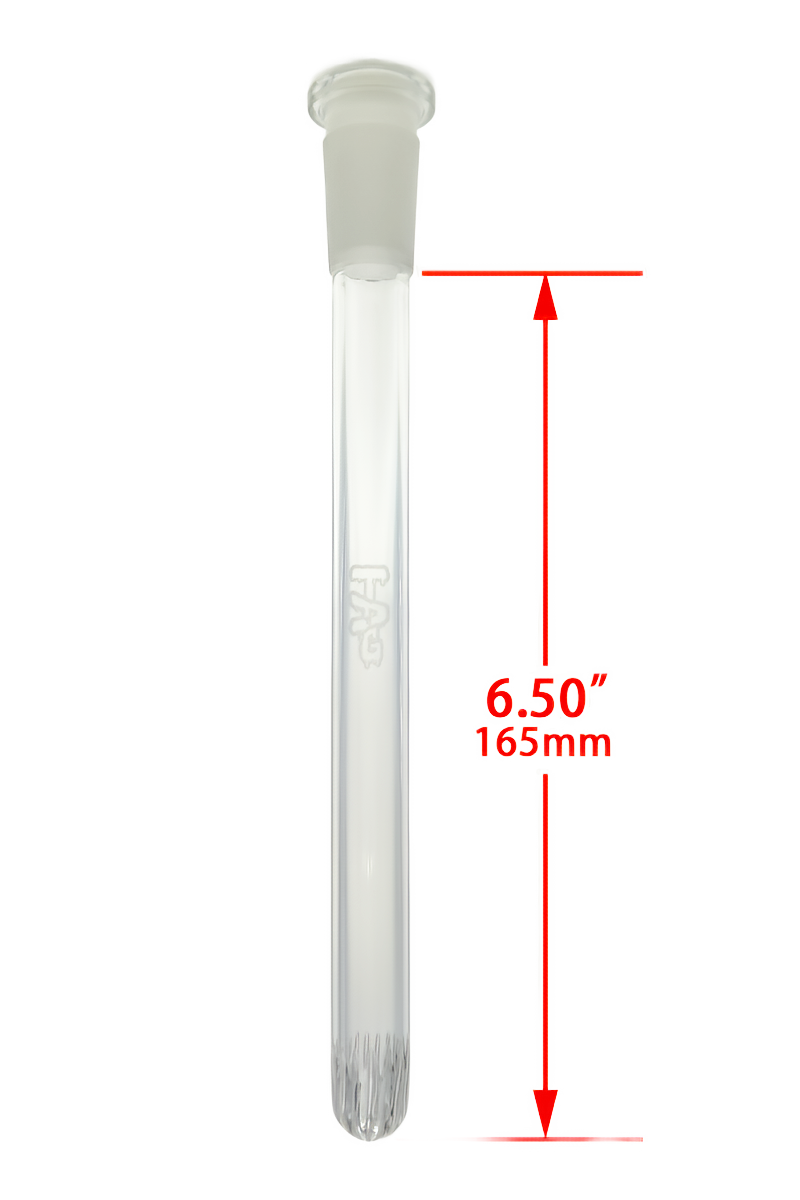 TAG - 18/14MM Closed End Rounded Super Slit Showerhead Downstem