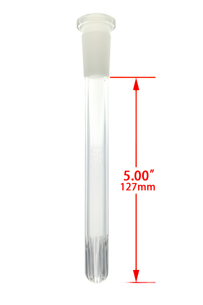 TAG - 18/14MM Closed End Rounded Super Slit Showerhead Downstem
