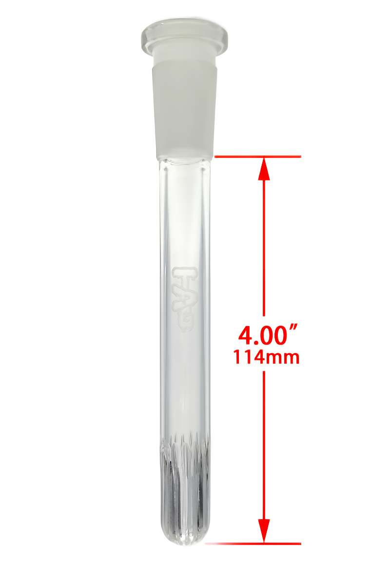 TAG - 18/14MM Closed End Rounded Super Slit Showerhead Downstem