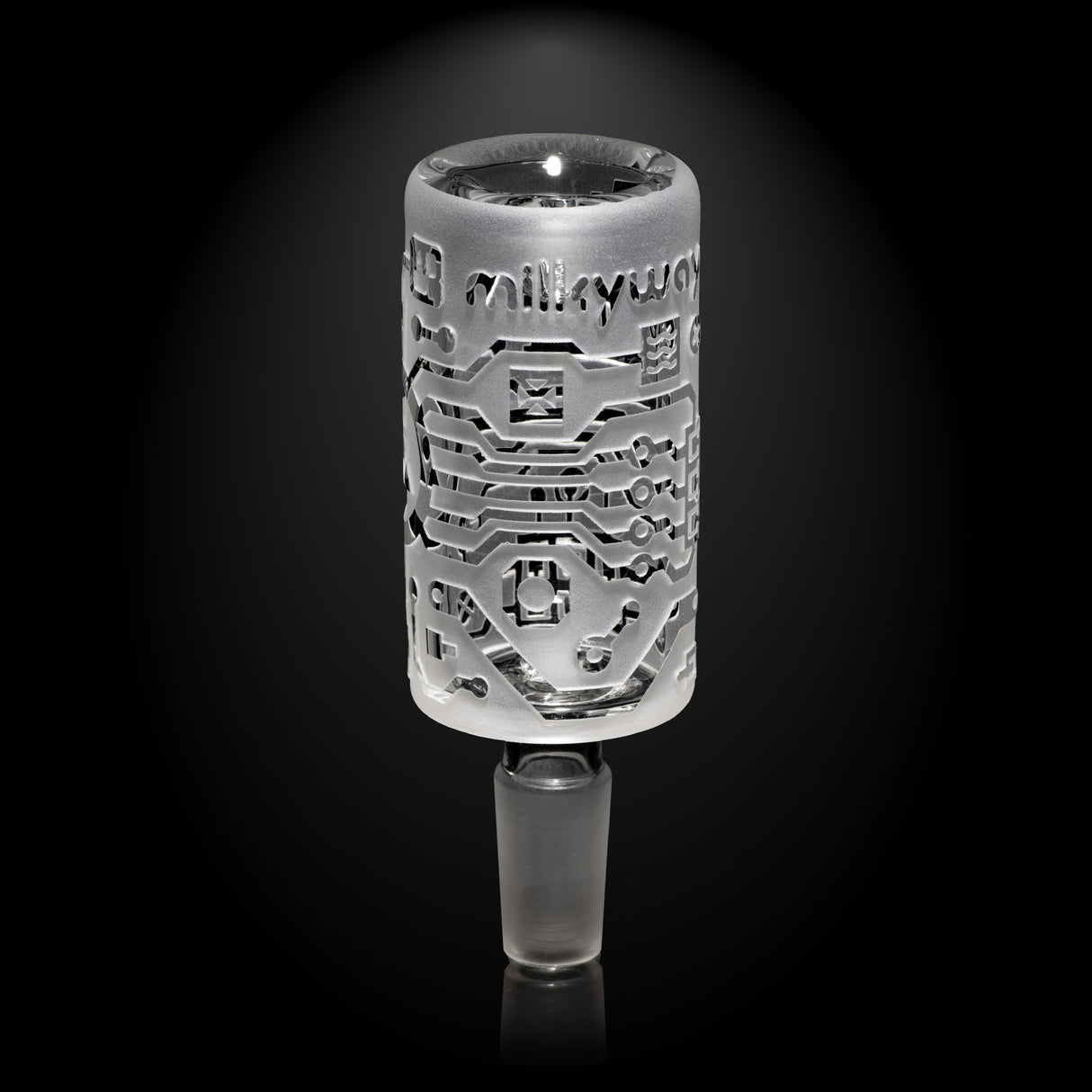 Circuitboard Clear Long Bowl