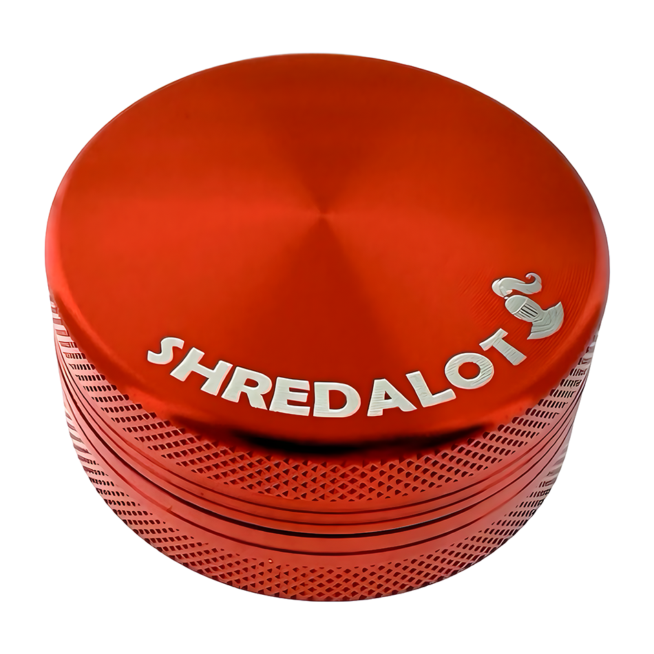 AFM Sir Shredalot 2-Piece Metal Herb Grinder – 50 mm Aluminum Grinder
