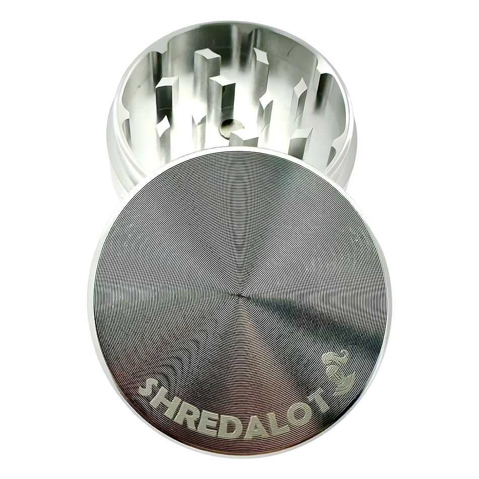 AFM Sir Shredalot 2-Piece Metal Herb Grinder – 63 mm Aluminum Grinder