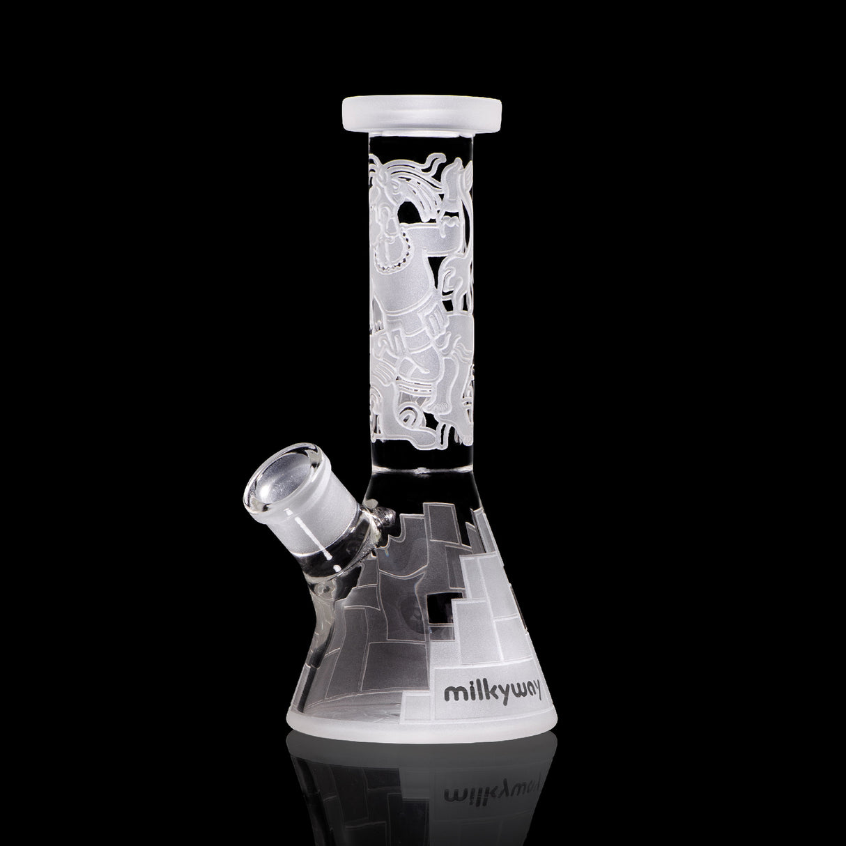 Maya Fort 7.5吋透明迷你燒杯型菸斗