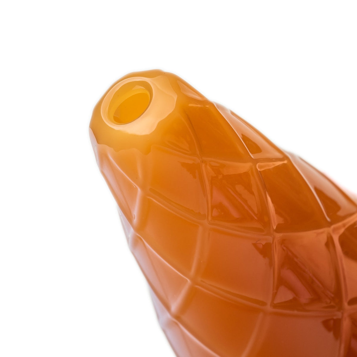硼矽玻璃冰淇淋造型手持菸斗 “Cone Zone” – 4½″
