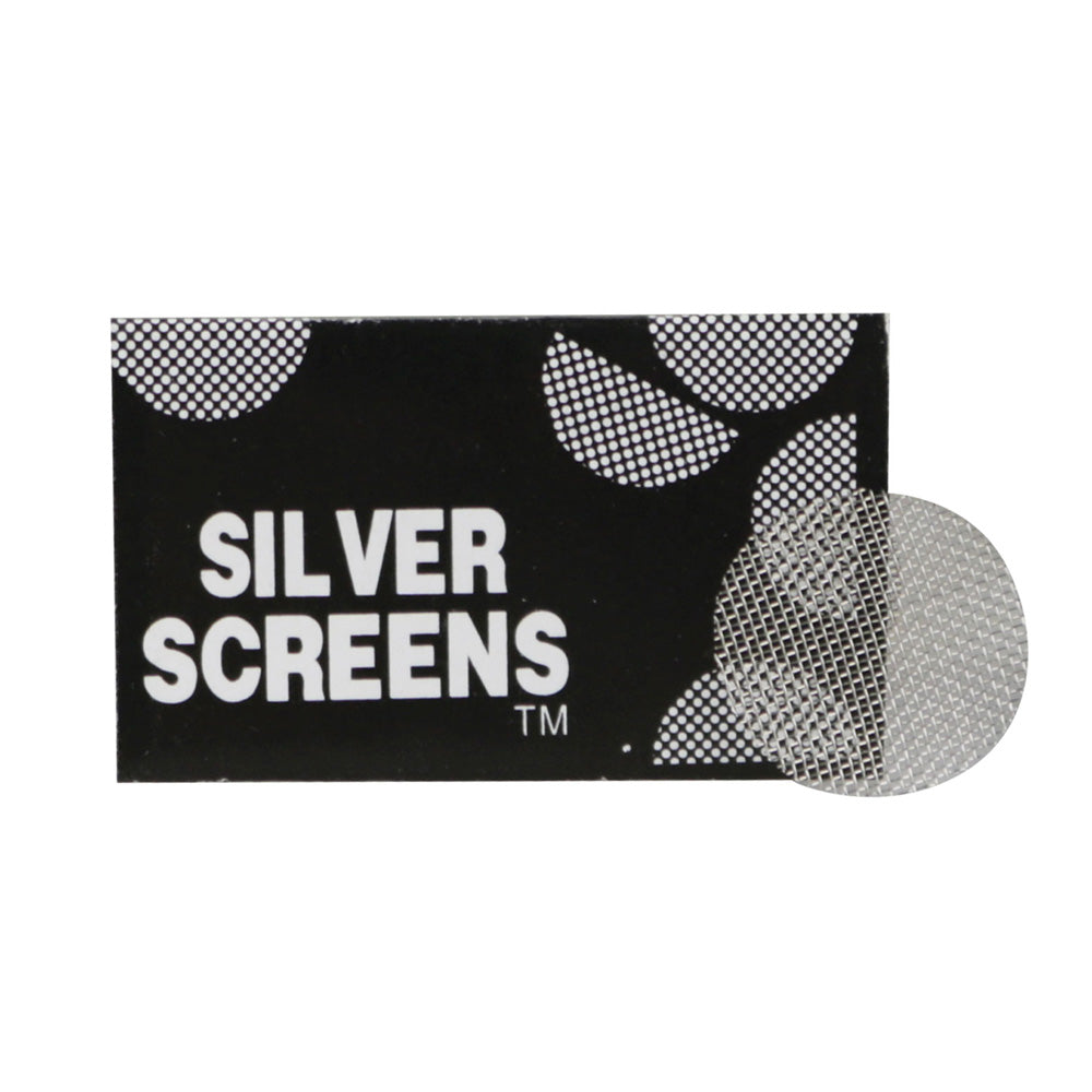 100PC SET - Pipe Screen Filters - 3/4" / Silver