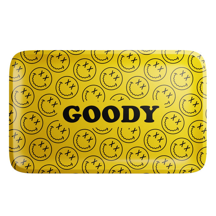 Goody Glass Medium Metal Rolling Tray – 10¾″ × 6¼″