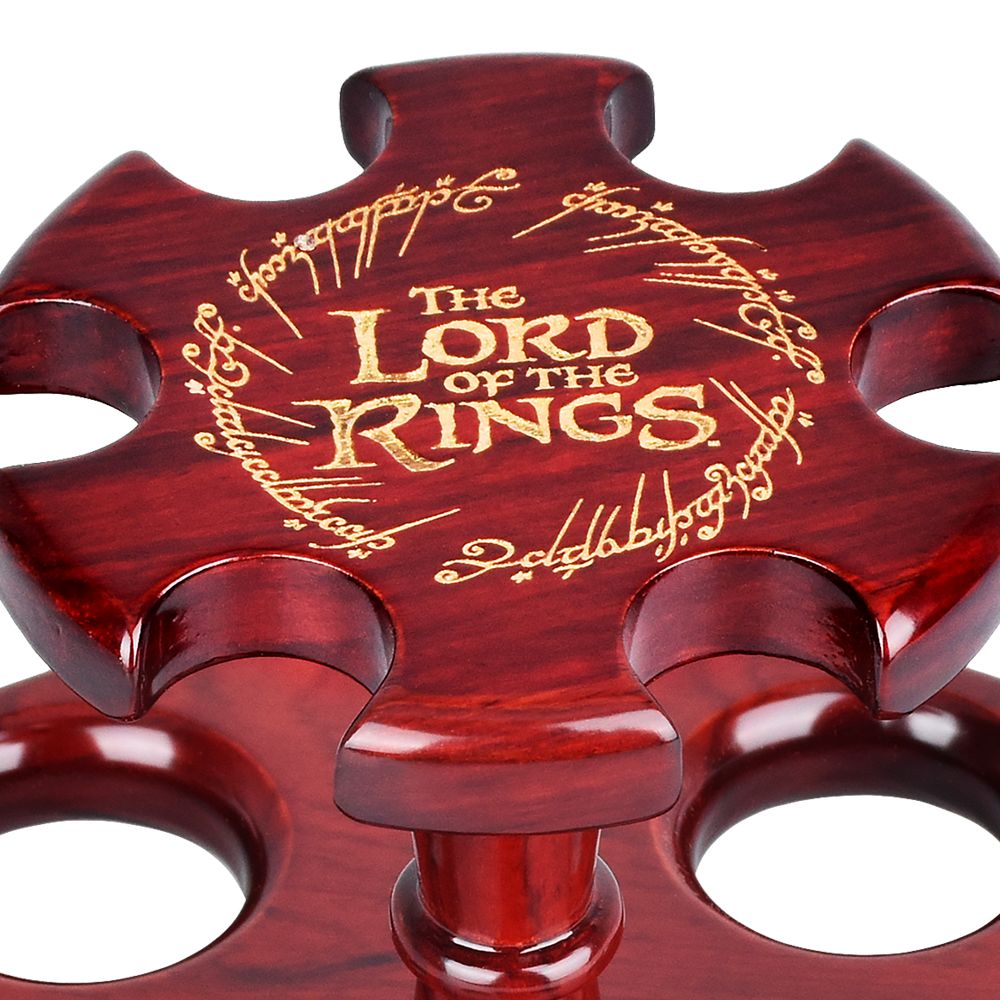 Pulsar Shire Pipes x LoTR COUNCIL OF ELROND Multi-Pipe Wood Display Stand - 8"x5"