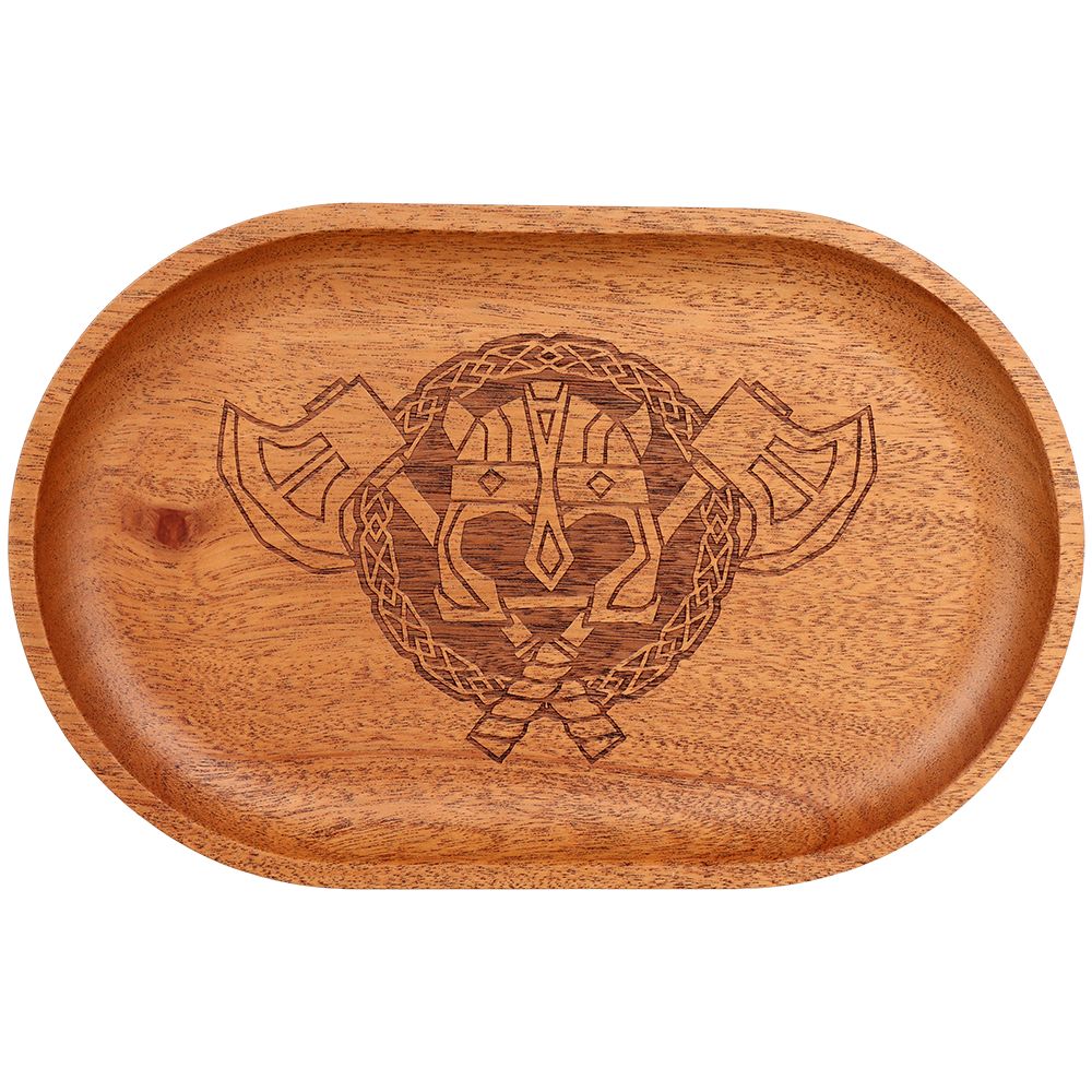 Bandejas de madera de caoba Pulsar Shire x LoTR - Gimli / 10.8" x 6.9"