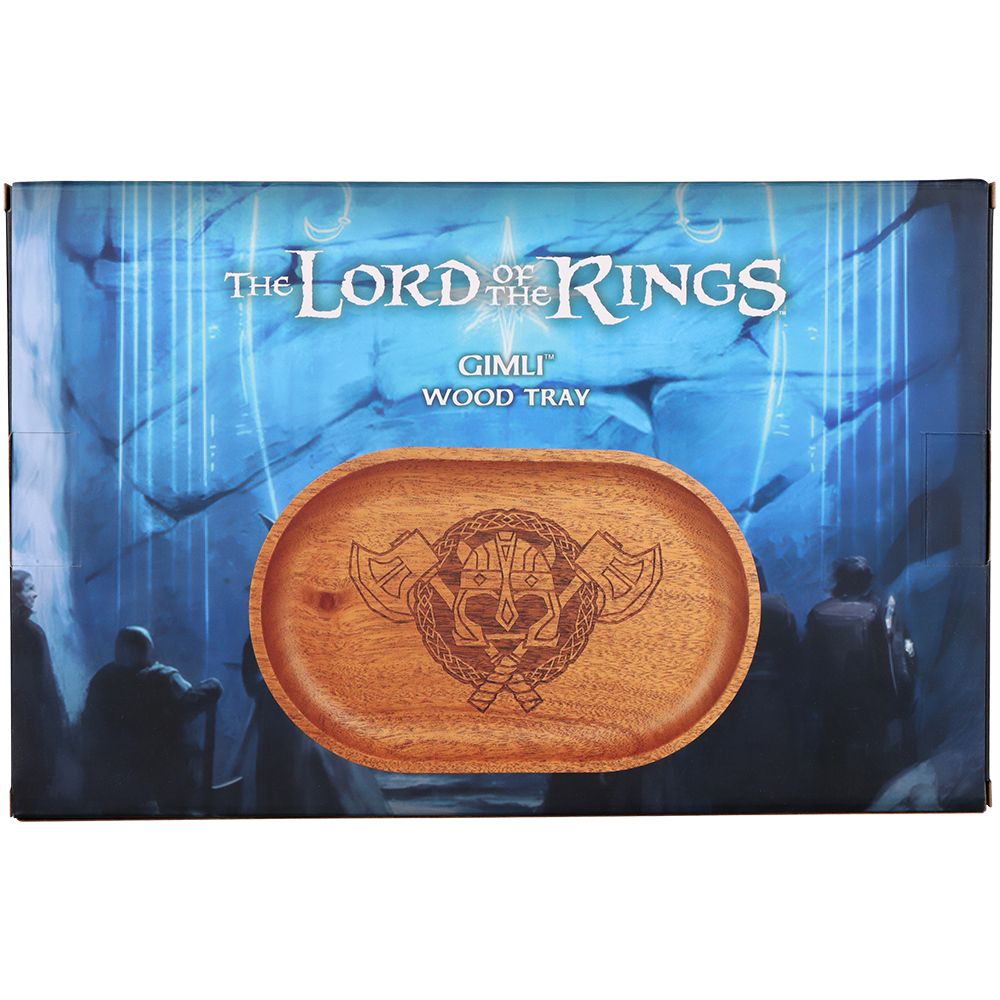 Bandejas de madera de caoba Pulsar Shire x LoTR - Gimli / 10.8" x 6.9"