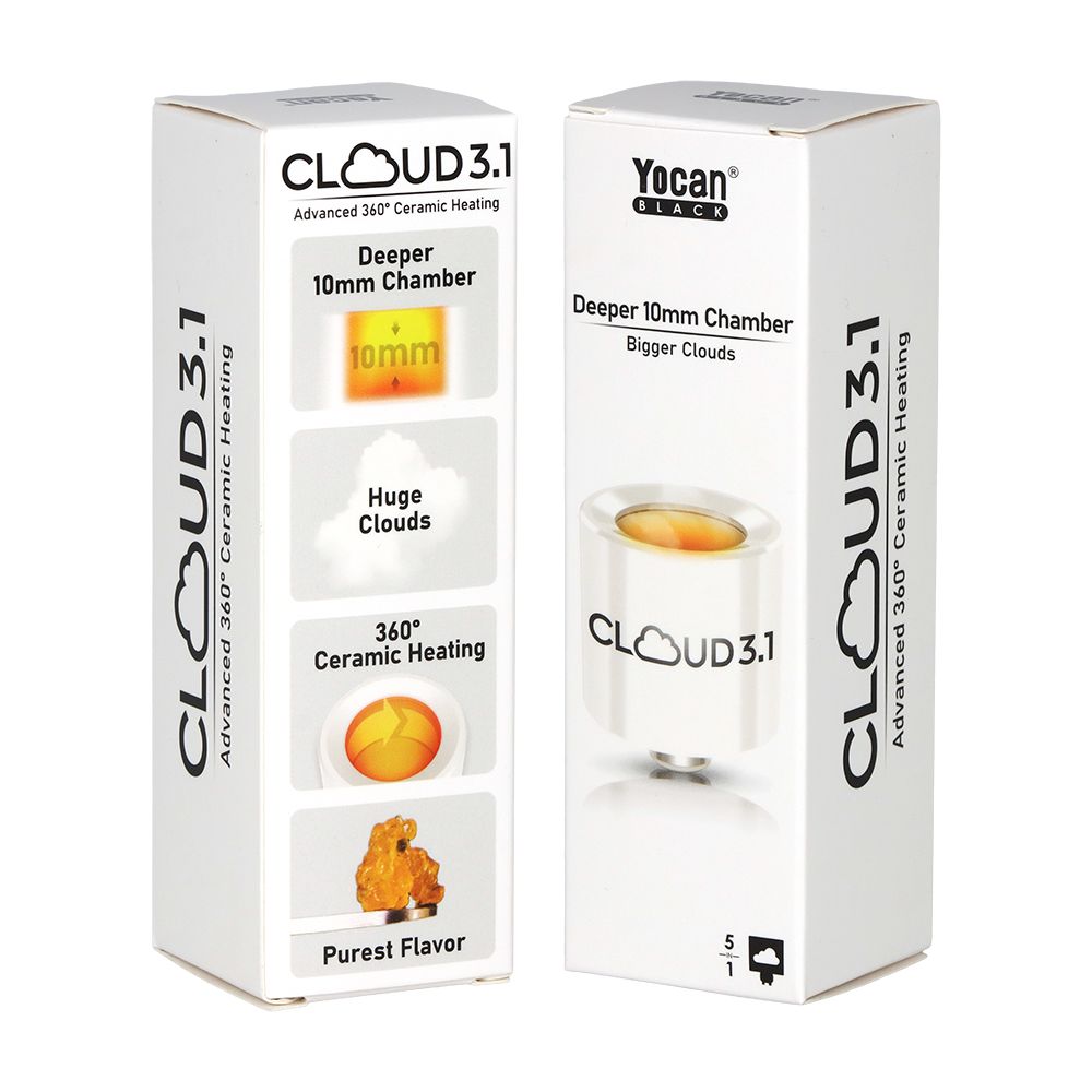 5CT 盒裝 - Yocan Black Cloud 3.1 霧化器 - 全陶瓷
