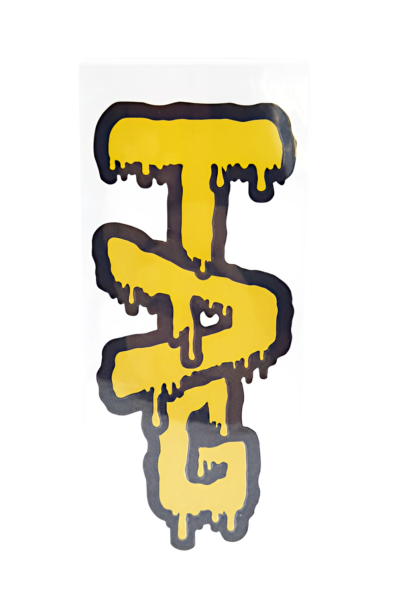TAG - Wavy Label Sticker 3.50" x 2.00"