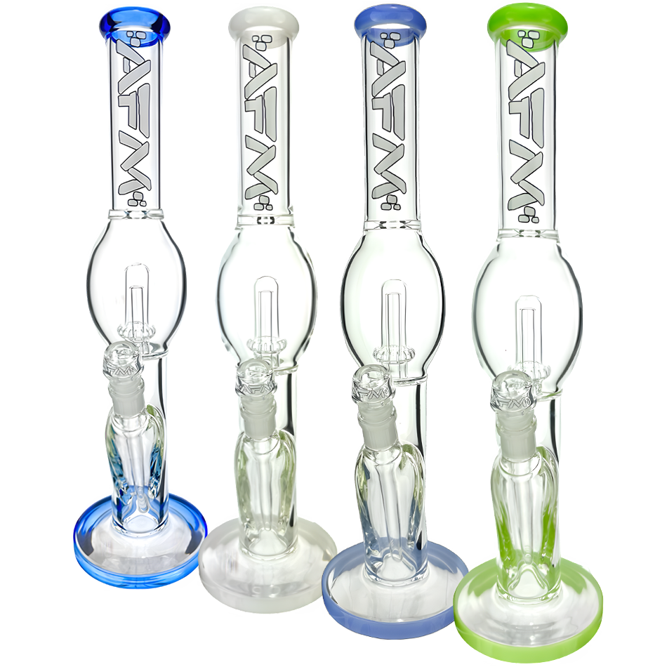 18″ AFM UFO Straight Tube Bong – UFO Perc
