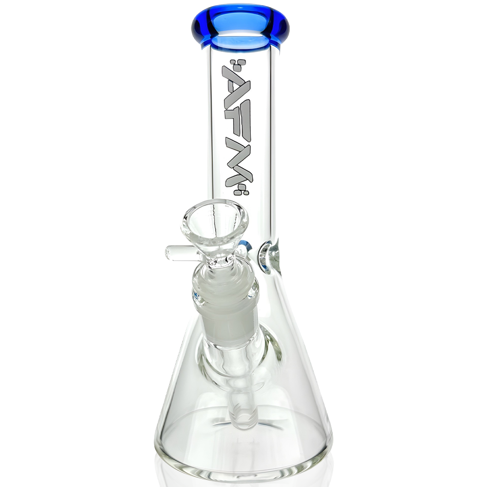 8″ AFM Colored Lip Clear Mini Beaker