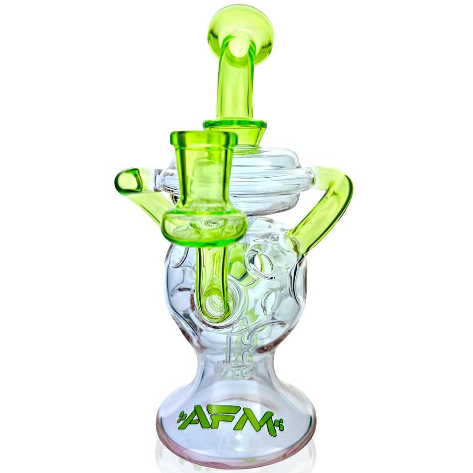 AFM 7.5″ Swiss Double Color Recycler Dab Rig