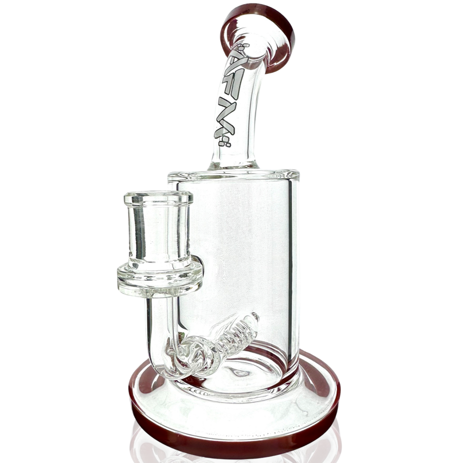 7.5" AFM Clear Glass Inline Perc Dab Rig