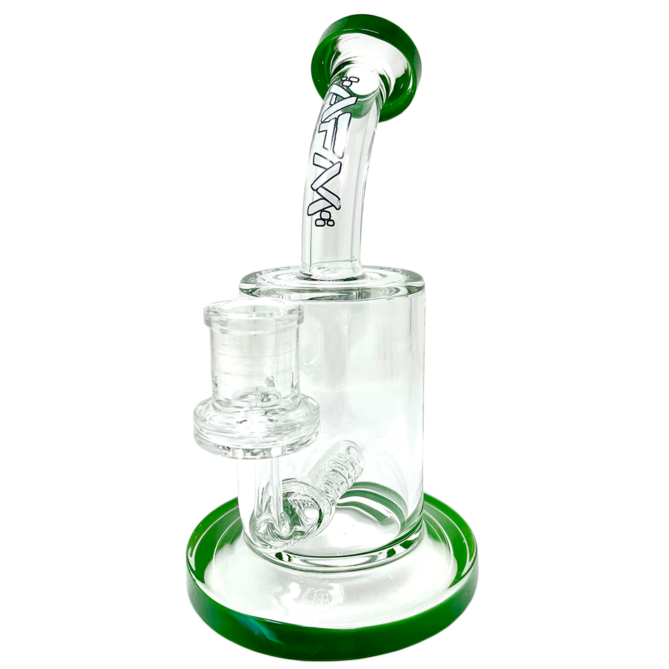 7.5" AFM Clear Glass Inline Perc Dab Rig