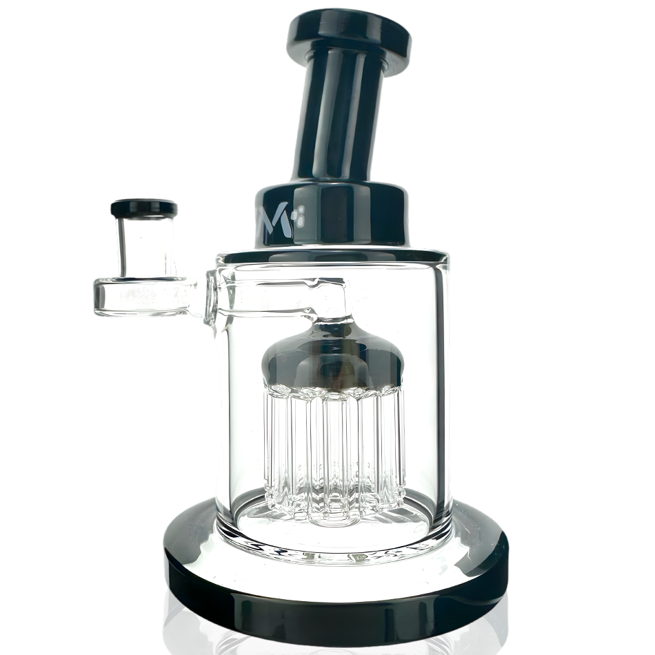 7" AFM Eight Arm Perc Tank Glass Dab Rig + Banger Boxed Set