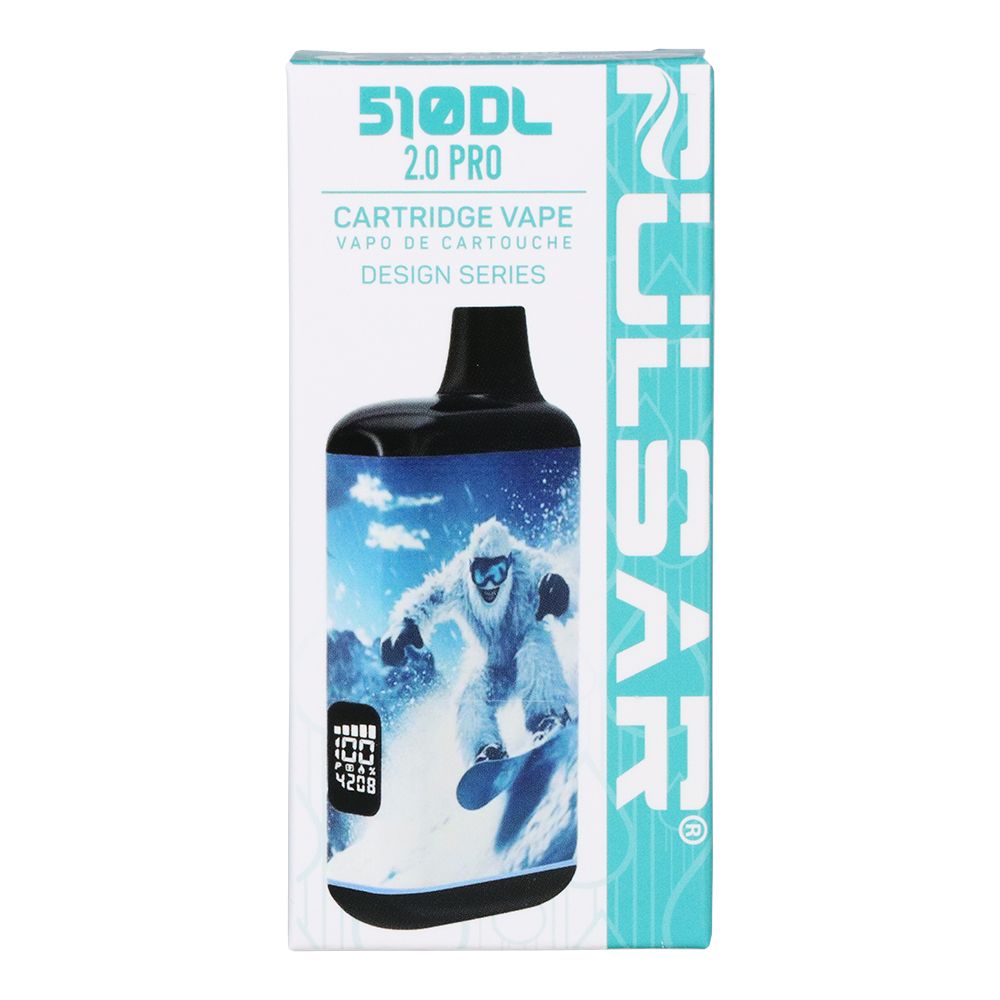 10CT DISPLAY - Pulsar 510 DL 2.0 PRO Design Series VV Vape Bar - 1000mAh / Assorted Designs
