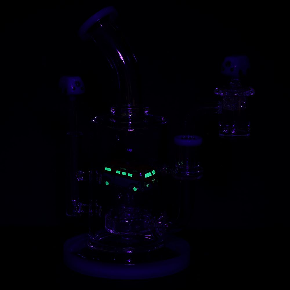 Pulsar Glow VW 巴士造型玻璃 Dab Rig 套組 - 8.5 英寸 / 14mm 母接口