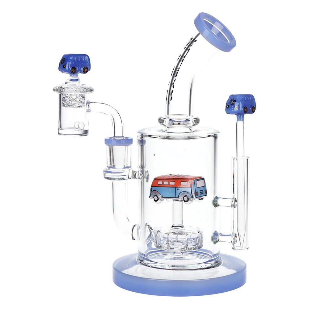 Pulsar Glow VW 巴士造型玻璃 Dab Rig 套組 - 8.5 英寸 / 14mm 母接口