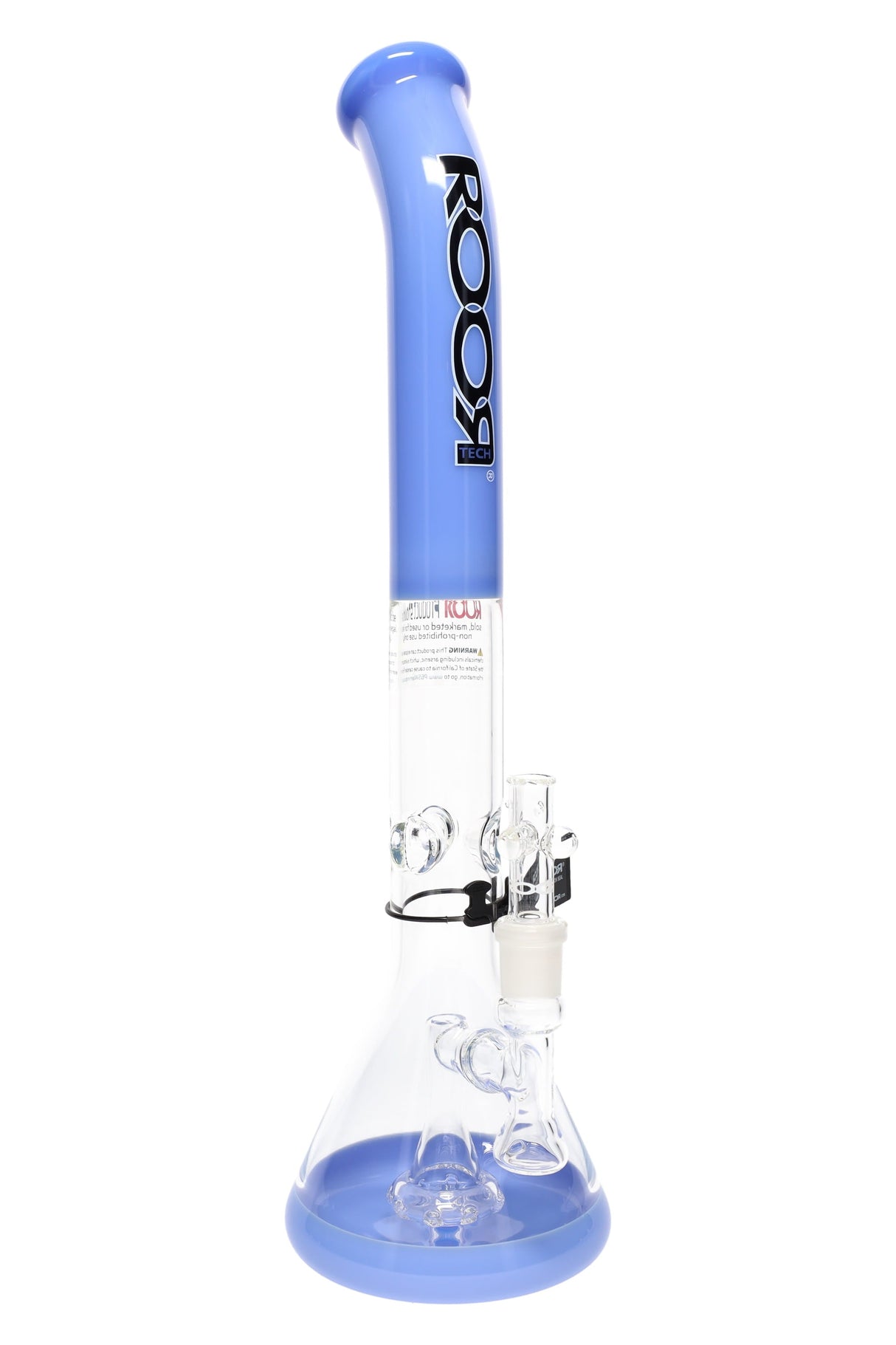 ROOR Tech Bent-Neck Multicolor Stemless Beaker Bong – 18″