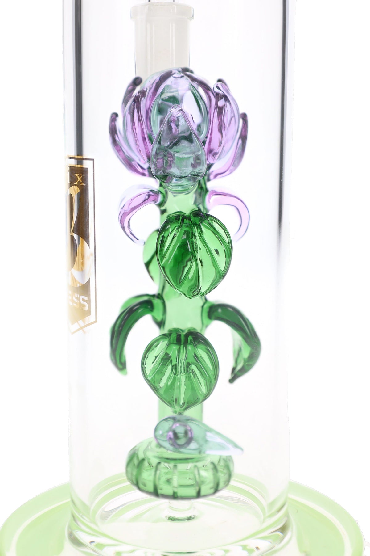 6B Glass Rose Showerhead Perc Bong – 10.5″ – Assorted Colors