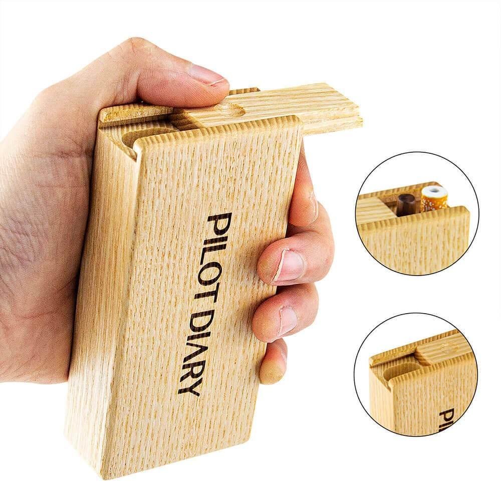 Wooden Dugout With Cleaning Tool
