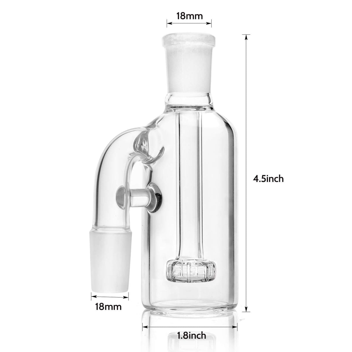 18mm Ash Catcher 90 Degree