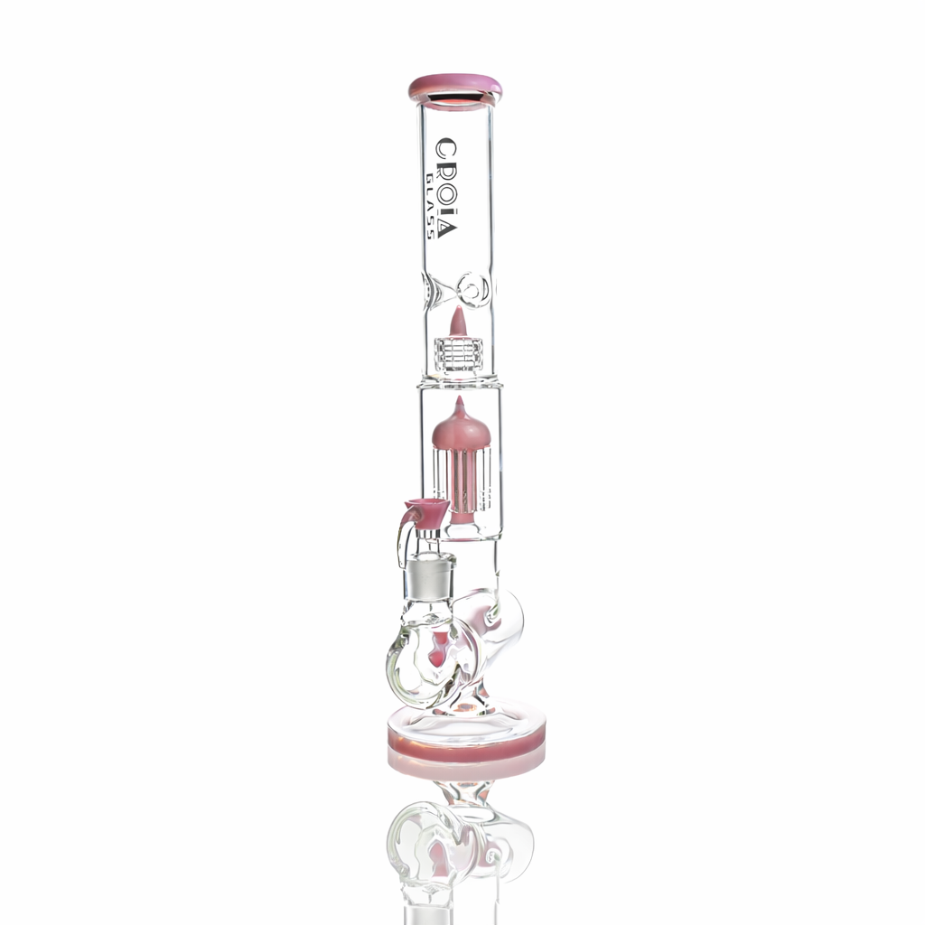 17" Triple Perc Scientific Glass Bong | Croia Glass